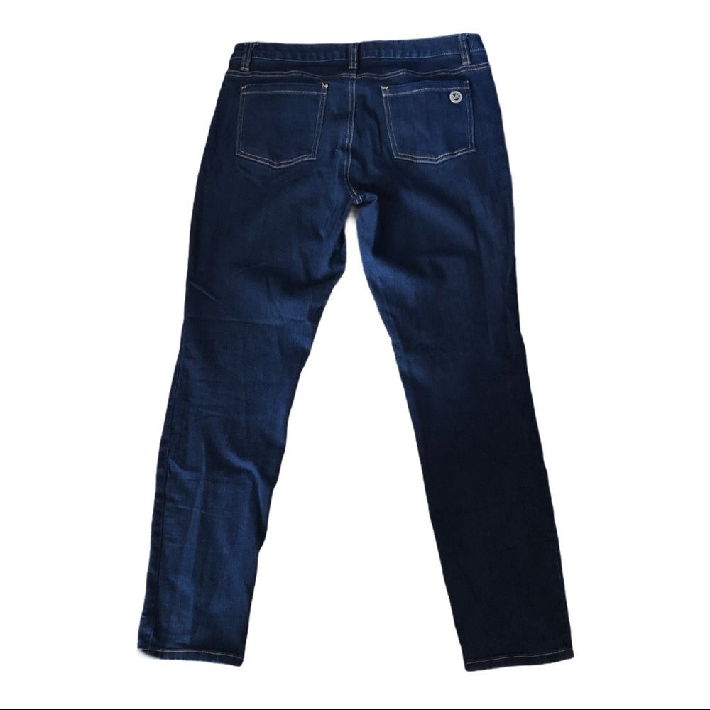 MICHAEL Kors 10 Mid Rise Stretch Jeans Dark Wash